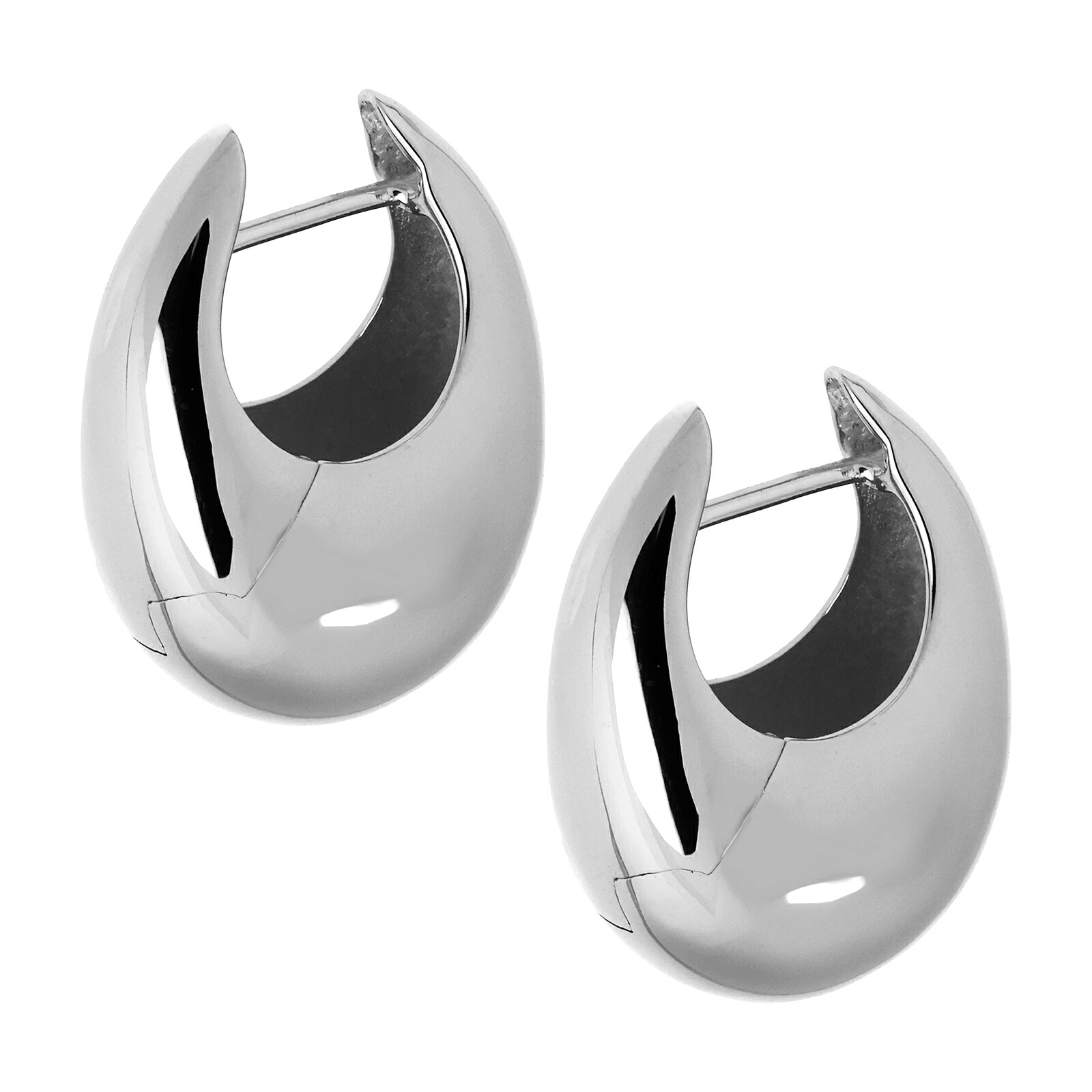 【送料無料】ANNIKA INEZ アニカイネズ ピアス フープピアス レディース E973 LRG SS Sloping Hinge Hoops, Lrg sterling silver シルバー スターリングシルバー925 アクセサリー ジュエリー【プレゼント】【ブランド】【セール】|museo