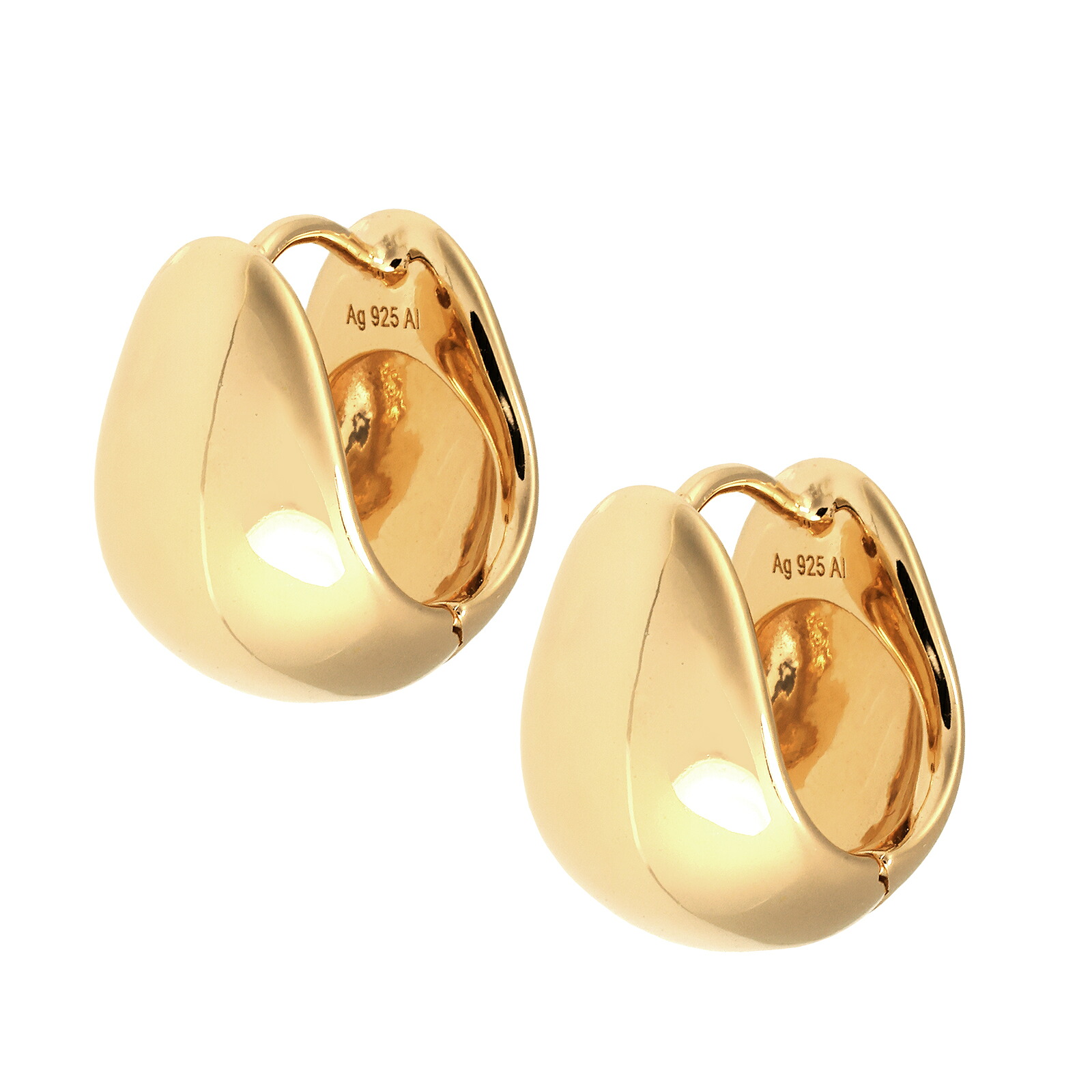 【送料無料】ANNIKA INEZ アニカイネズ ピアス フープピアス レディース E1014 GPSS Gentle Slope Hoops NEW Gold plated sterling silver ゴールド スターリングシルバー925 アクセサリー ジュエリー【プレゼント】【ブランド】【セール】|museo