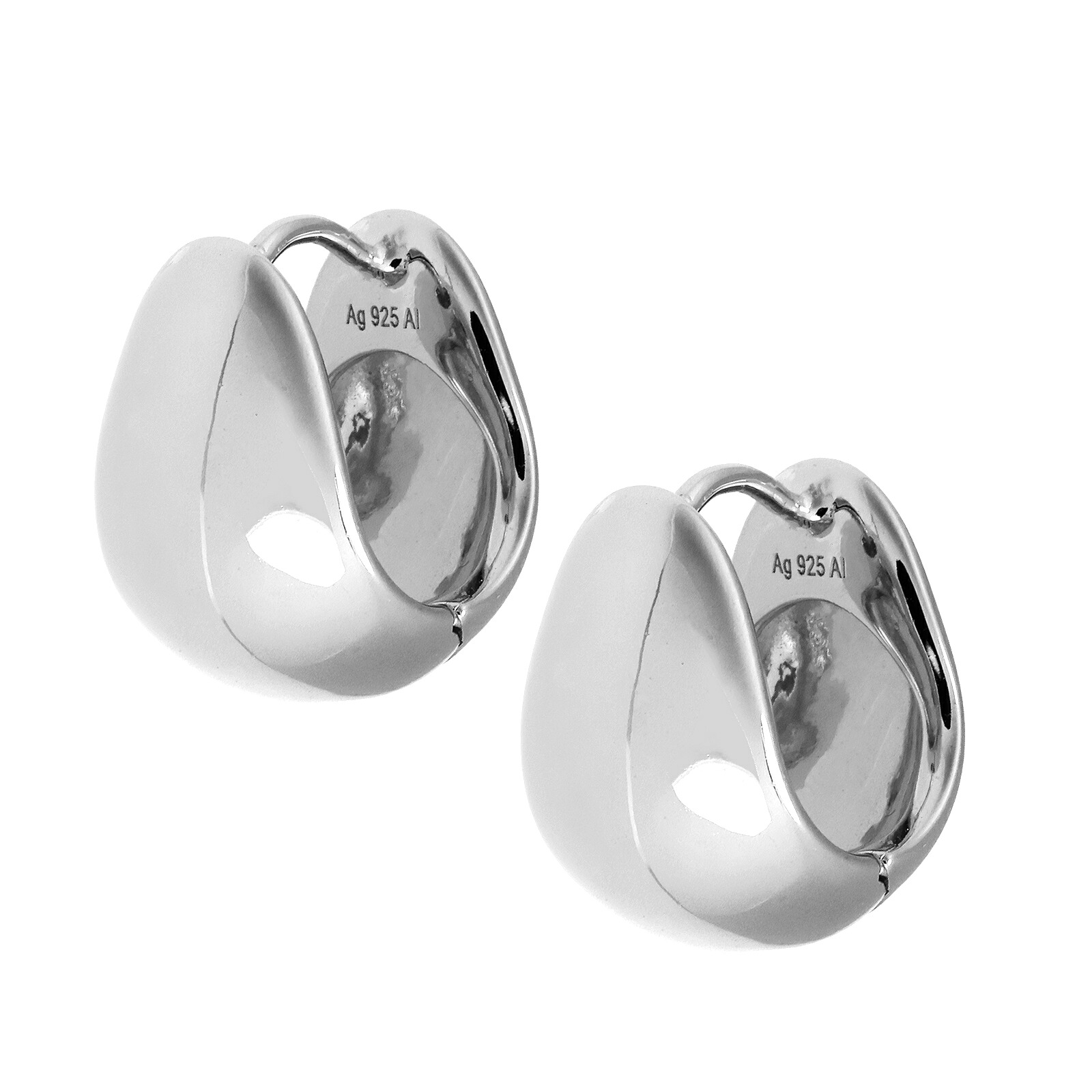 【送料無料】ANNIKA INEZ アニカイネズ ピアス フープピアス レディース E1014 SS Gentle Slope Hoops NEW sterling silver シルバー スターリングシルバー925 アクセサリー ジュエリー【プレゼント】【ブランド】【セール】|museo
