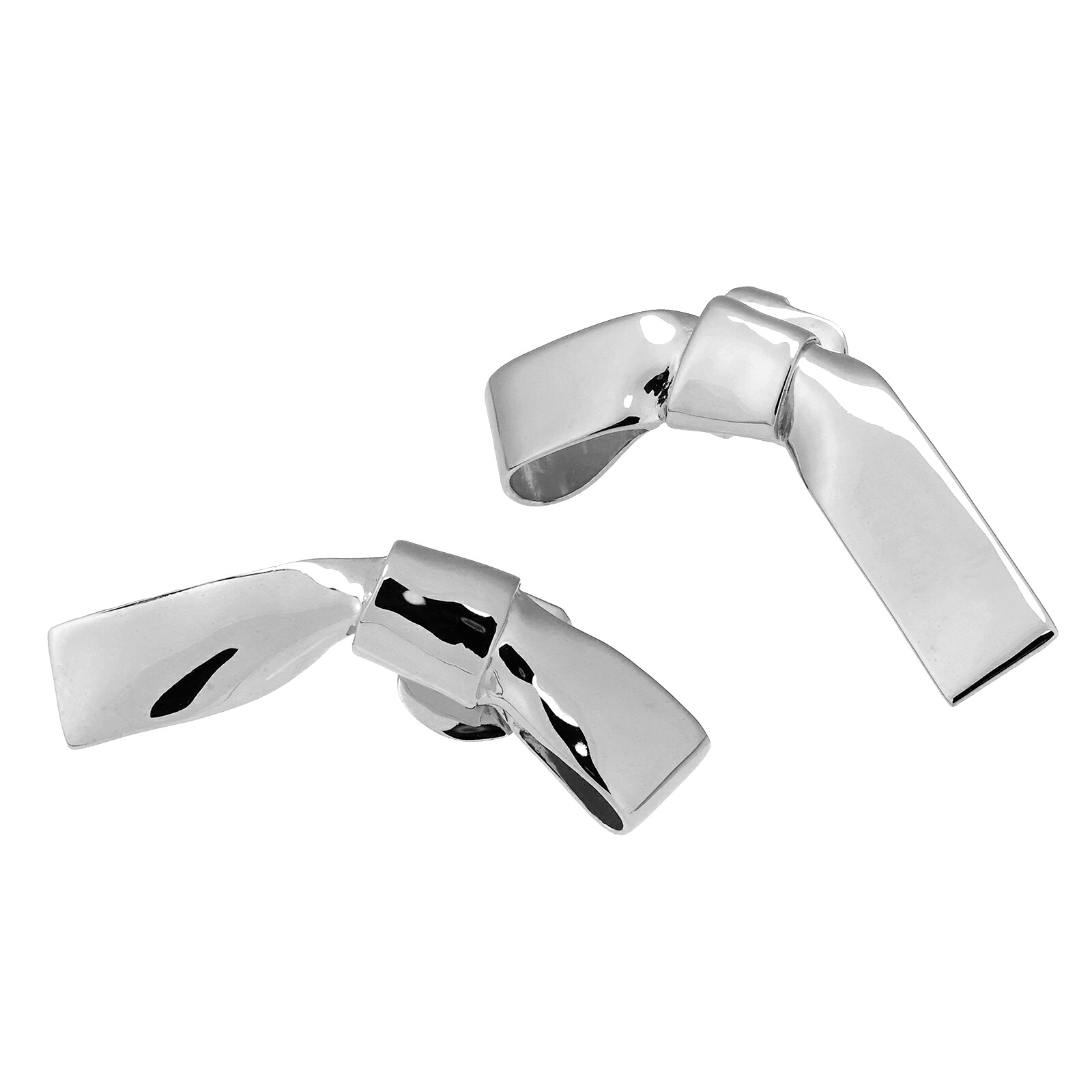 【送料無料】ANNIKA INEZ アニカイネズ ピアス フープピアス レディース E964 SML SS Small Cravat Earrings, Sml sterling silver リボン りぼん シルバー スターリングシルバー925 アクセサリー ジュエリー【プレゼント】【ブランド】【セール】｜museo