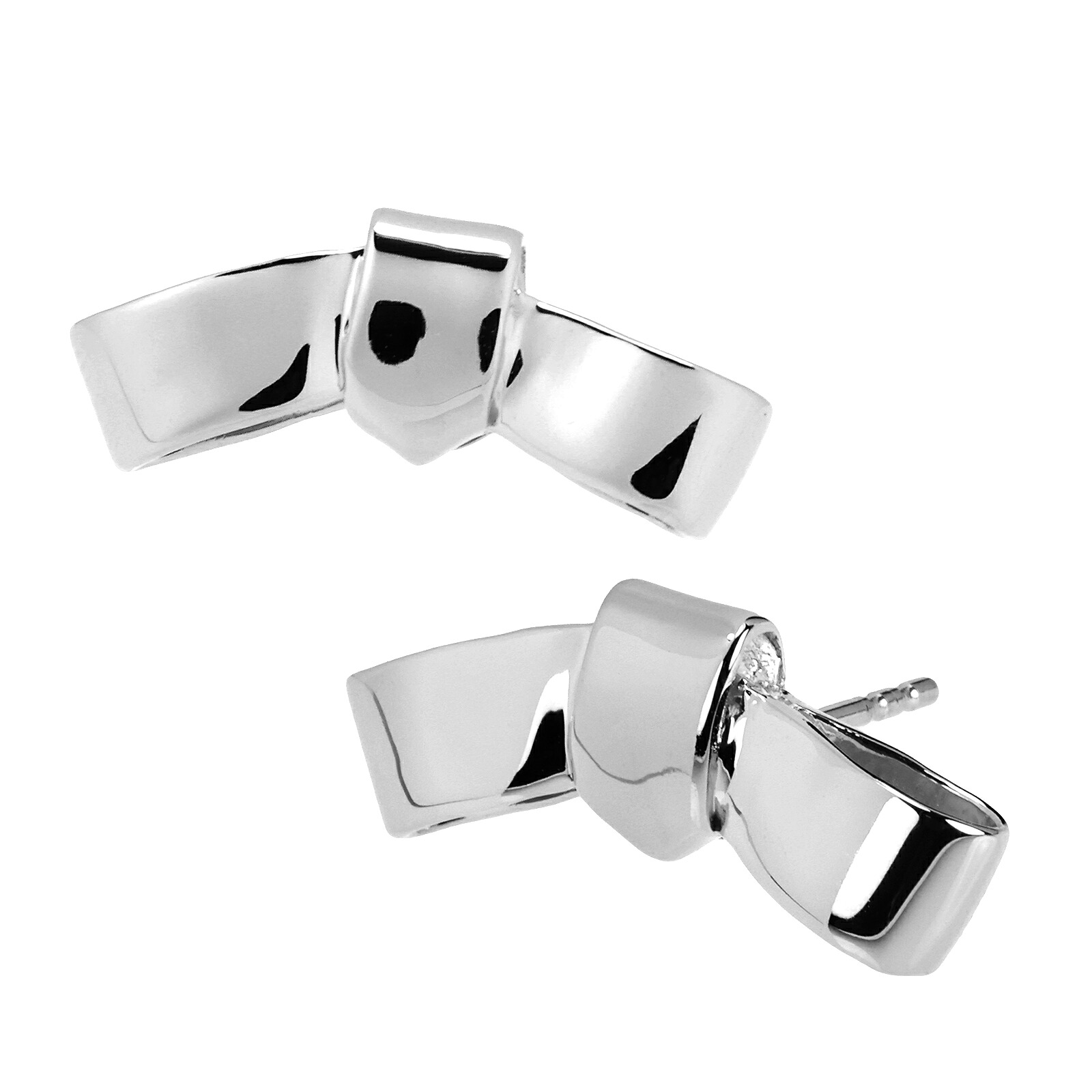 【送料無料】ANNIKA INEZ アニカイネズ ピアス フープピアス レディース E967 SS Petite Cravat Earrings sterling silver リボン りぼん シルバー スターリングシルバー925 アクセサリー ジュエリー【プレゼント】【ブランド】【セール】|museo