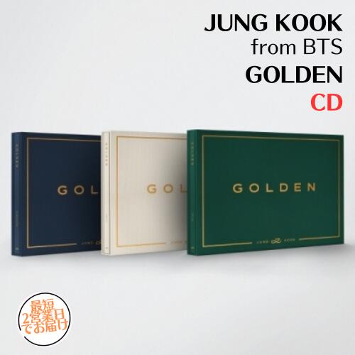 【BTS JUNGKOOK ジョングク GOLDEN 3形態セット トレカつき】 BTS JUNGKOOK ジョングク GOLDEN ゴールデン 3形態 ユニバ 特典