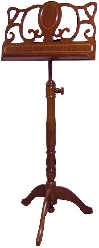 【送料無料】クラシカル木製譜面台 立奏専用 model 0607X｜ミュージックオフィス