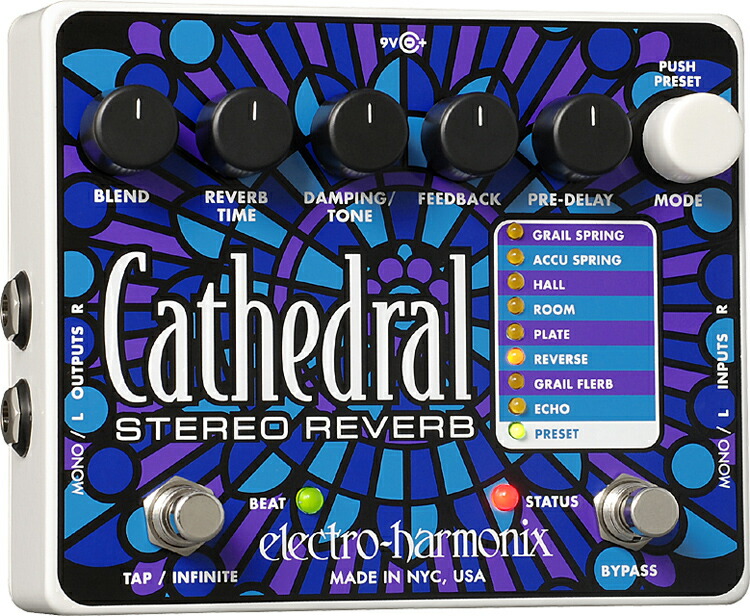 最安 楽天市場 Electro Harmonix Cathedral Stereo Reverb リバーブ Musicfarm 正規品 Mehtris Com