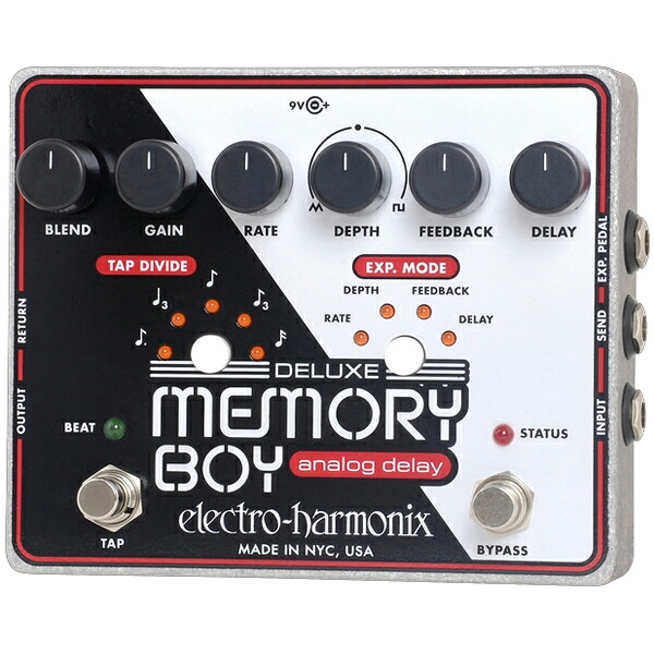 Electro-Harmonix Memory Boy アダプタ付き 楽天市場】Electro-Harmonix Deluxe Memory Boy エレクトロ
