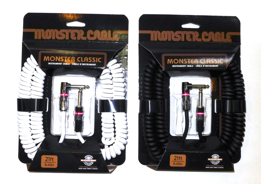 楽天市場 Monster Cable Monster Classic カールコード Clas I 21ac Sl 約6 4m モンスターケーブル ギターシールド ブラック Musicfarm