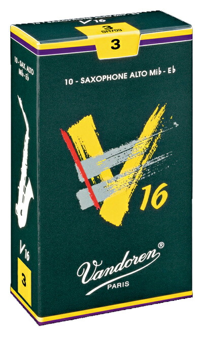 Vandoren アルトサックスリード SR213 強度3 10枚入り　三箱 Vandoren リード アルトサックス用 Traditional 強度:3(10枚)SR213:G