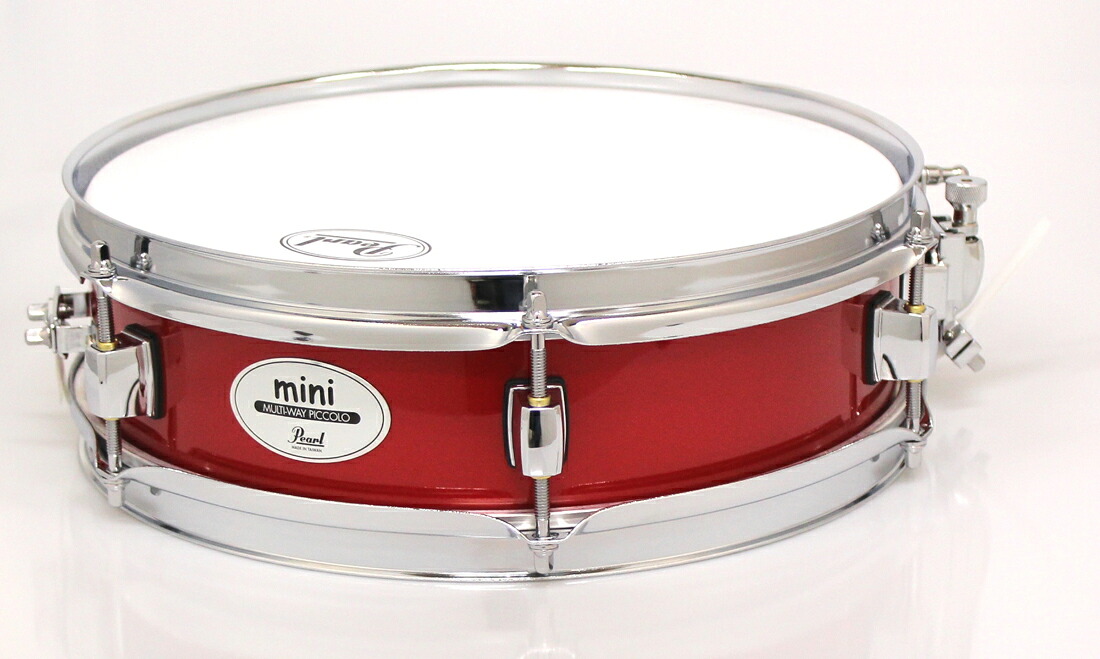 Pearl MINIスネアドラム MS1235S/C (12″ x3.5″):#23 カーディナルレッド パール ピッコロスネア|musicfarm