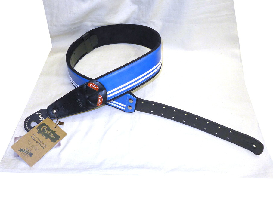 Right On Straps RACE BLUE ギター/ベース用ストラップ