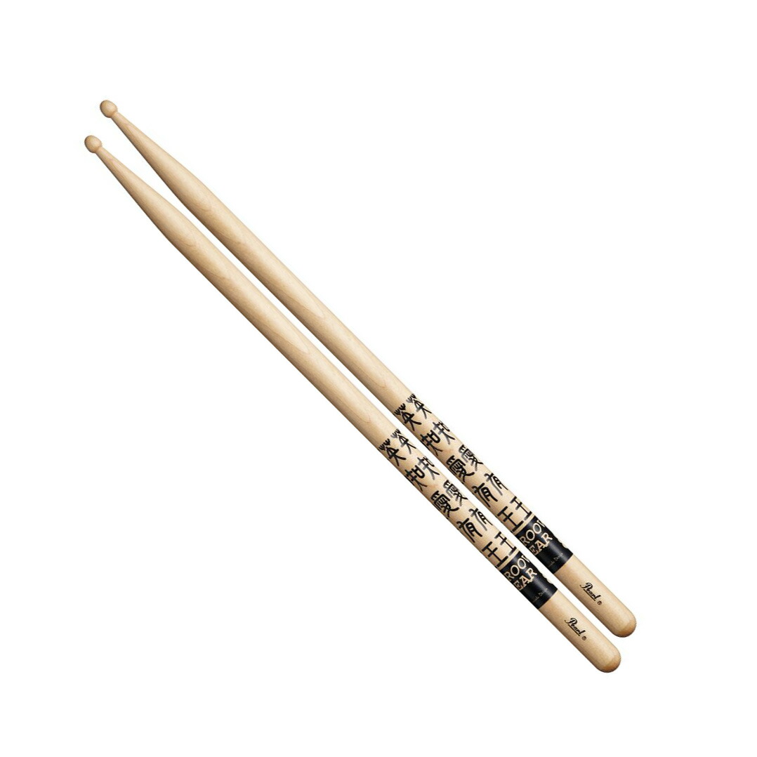 Pearl つのだ☆ひろモデル ドラムスティック 176M メイプル クリアーラッカー 3セット