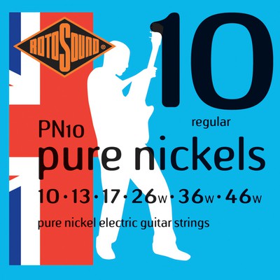 RotoSound PURE NICKELS Regular ROT-PN10 を 6set