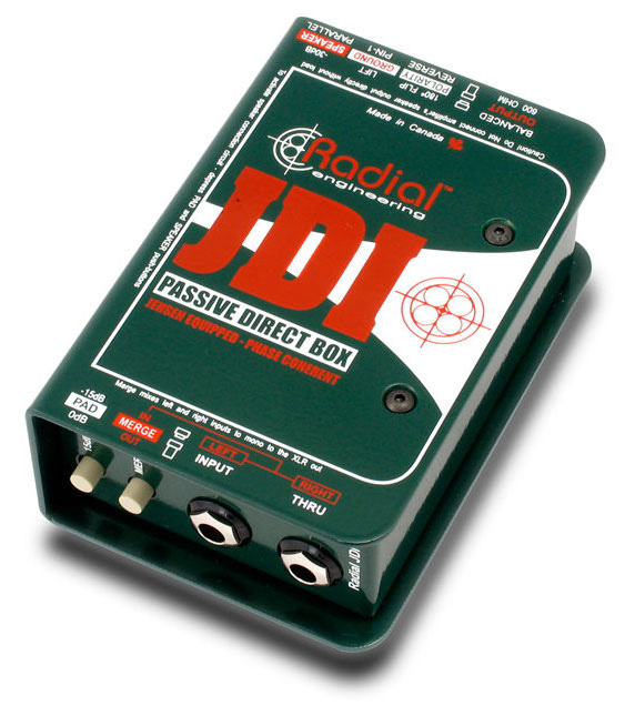 Radial ダイレクトボックス Jensenトランス搭載パッシブDI JDI