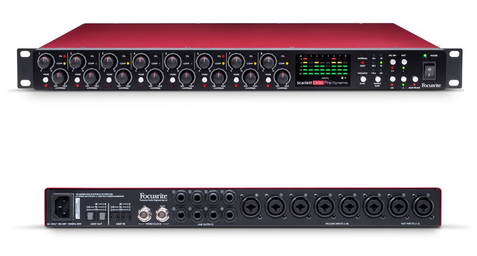 初回限定】 FOCUSRITE OctoPre オーディオ MkII フォーカスライト