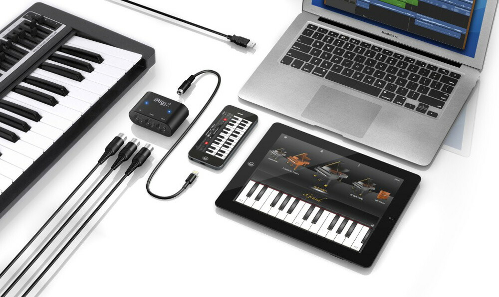 保証書付 Ik Multimedia ポータブルmidiインターフェイス Irig Midi 2w 全品送料無料 Www Kanoma Fr