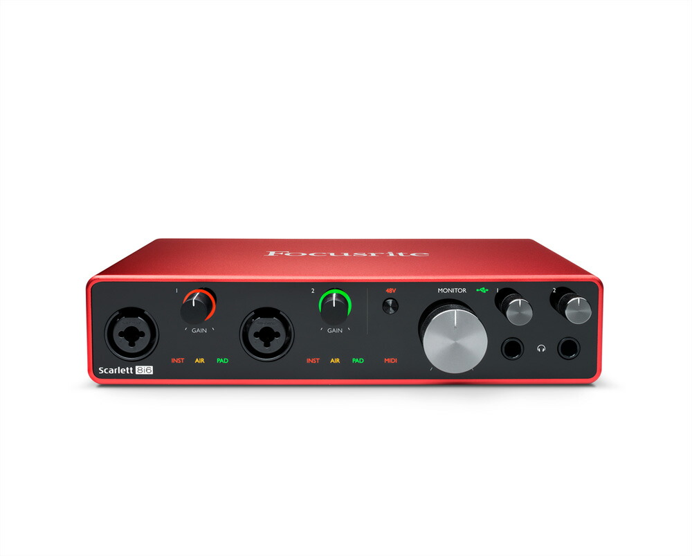Scarlett 18i8(gen3) オーディオインターフェイス Amazon.co.jp: Focusrite Scarlett 18i8 3rd Gen オーディオ