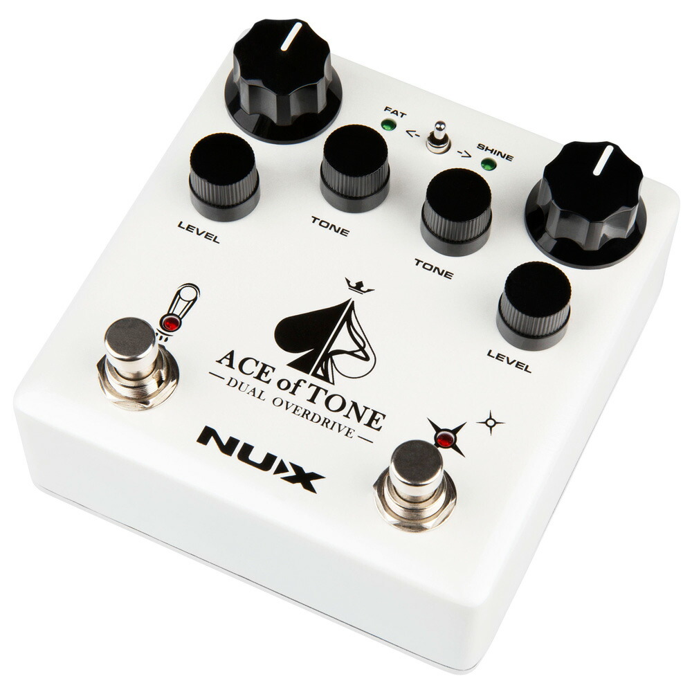 NUX デュアルオーバードライブペダル ACE of TONE ND05
