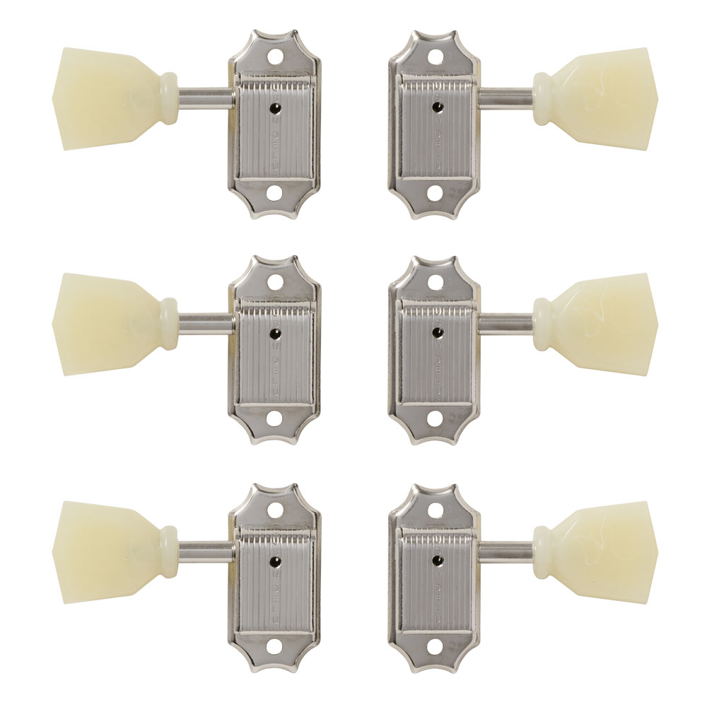 楽天市場】Gibson PMMH-060 Delux White Button Tuner Set