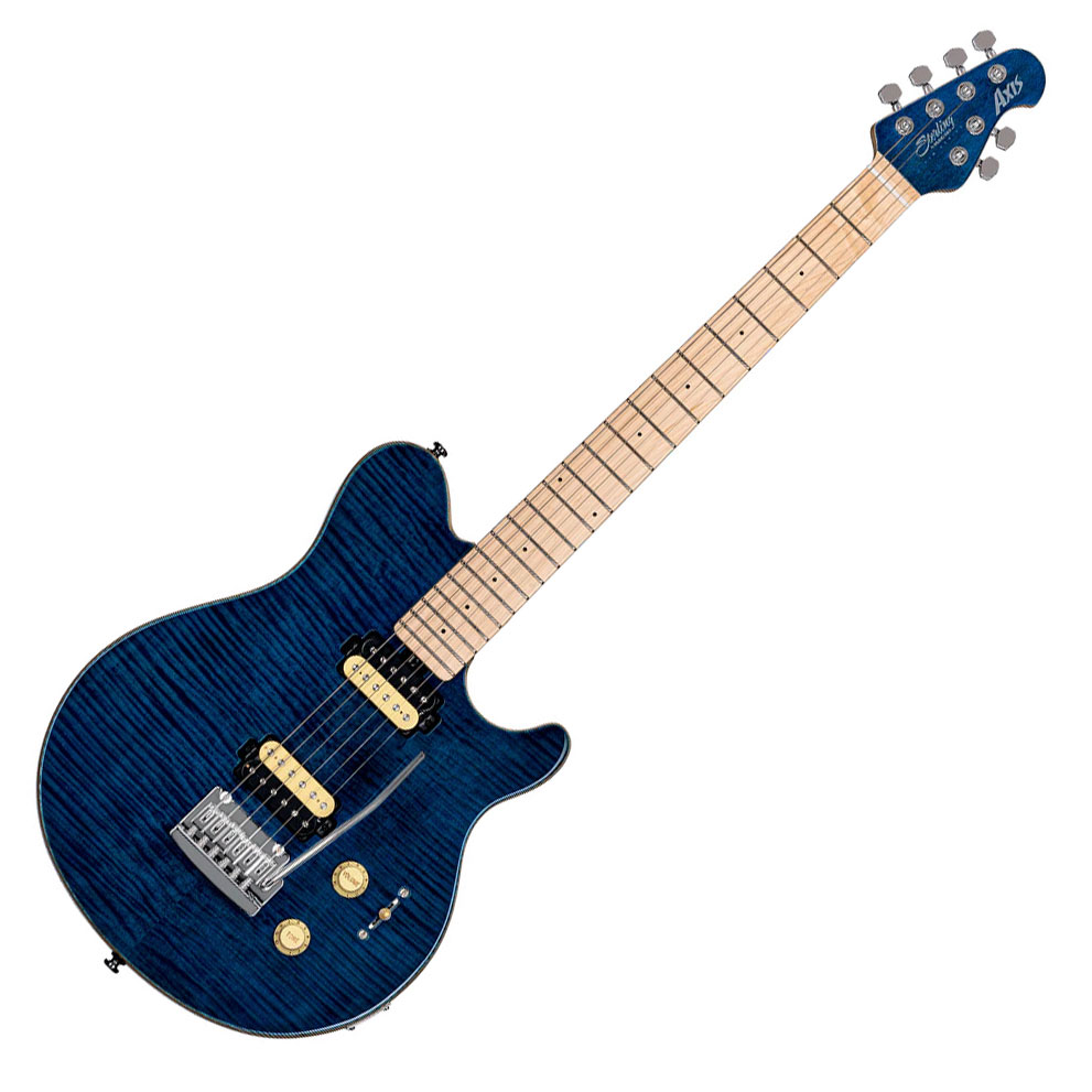 楽天市場】Sterling by MUSICMAN AX40-TBL-M AXIS Trans Blue