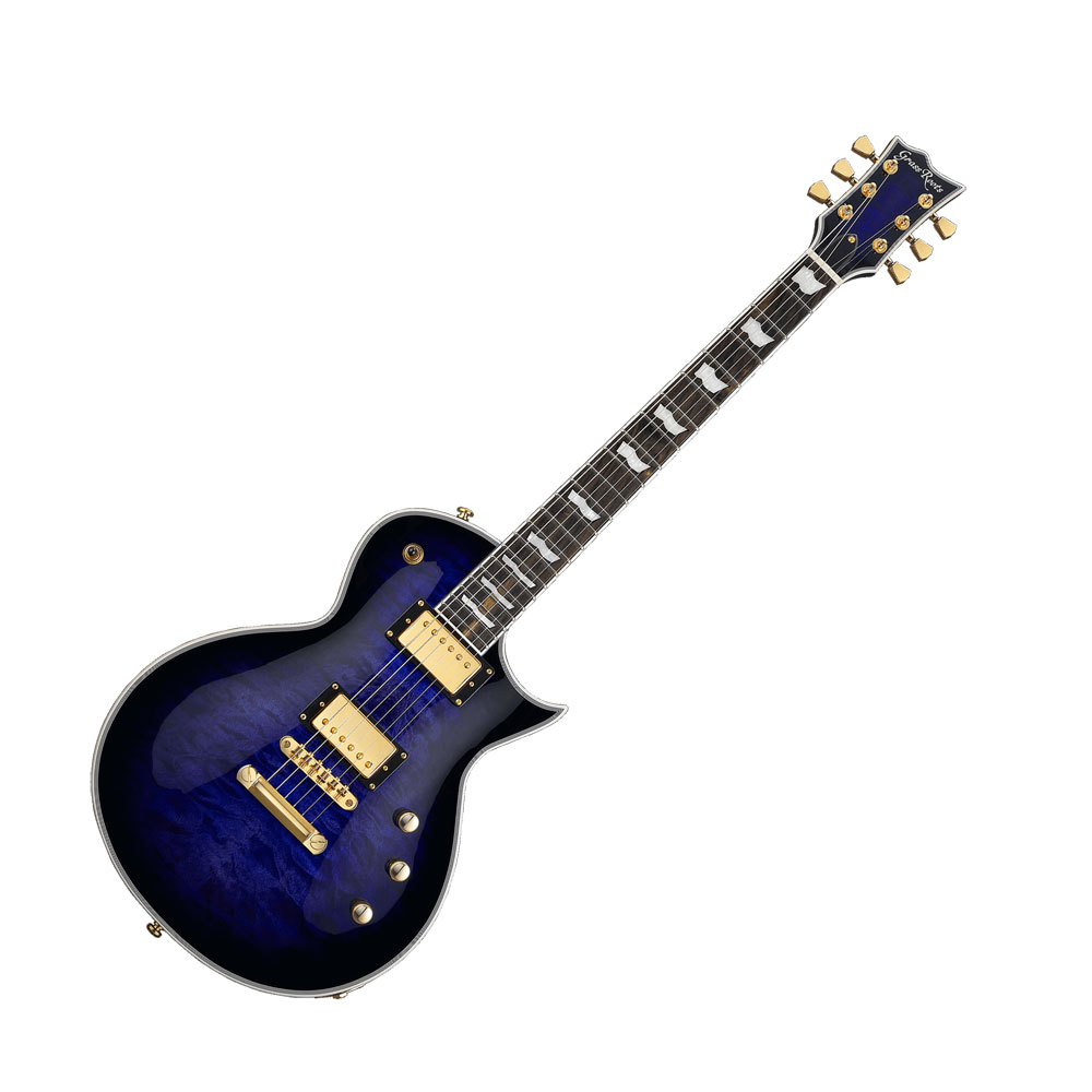 グラスルーツ エレキギター G-TE-45R ブラック ソフトケース付