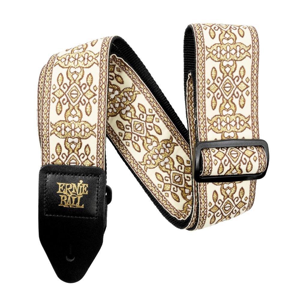 ErnieBall　PO5437 Classic Jacquard Guitar/Bass Strap Golden Tapestry
