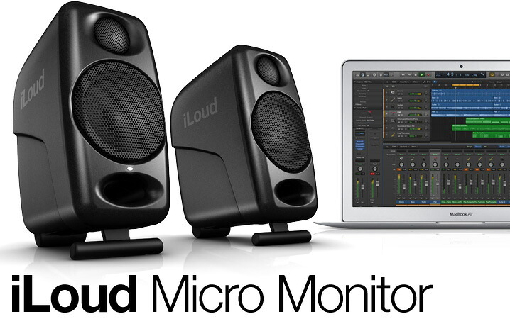 IK Multimedia リファレンス・モニター iLoud Micro Monitor Black １ペア