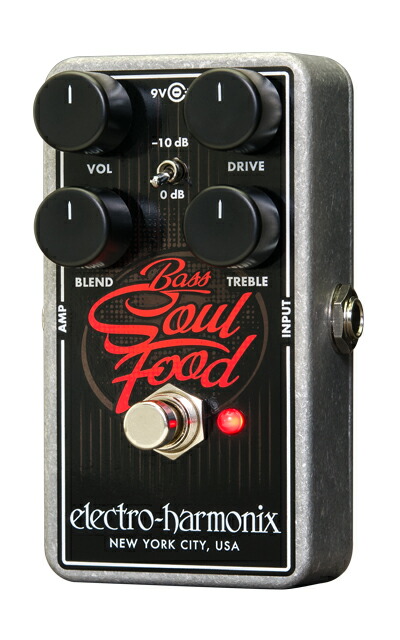 Electro-Harmonix Soul Food ギターエフェクター 楽天市場】ELECTRO-HARMONIX Bass Soul Food エフェクター : chuya
