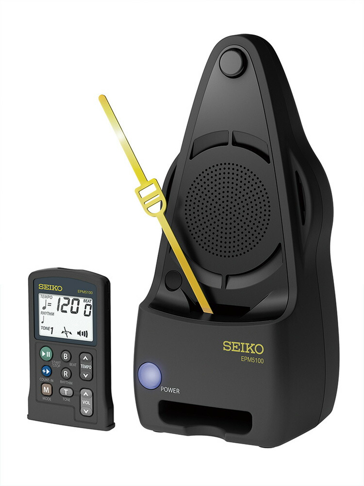 SEIKO リモコン式クオーツ振り子メトロノーム（EPM5000） 振り子メトロノーム・EPM5000学校セット｜メトロノーム