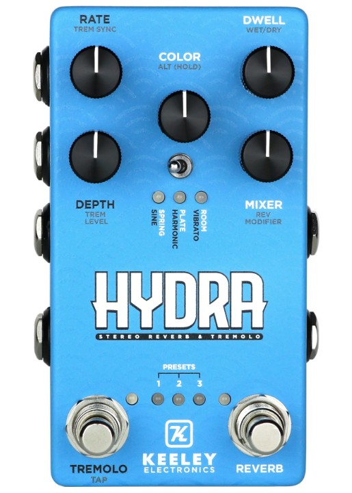 楽天市場】keeley HYDRA Stereo Reverb & Tremolo : イケベ楽器 イケシブ