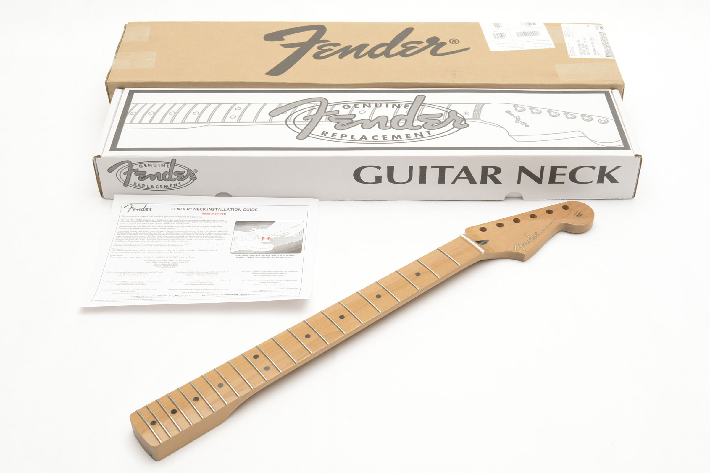 楽天市場】Fender Satin Roasted Maple Stratocaster LH Neck / 22