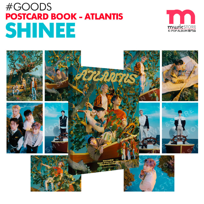 楽天市場 Shinee Atlantis Postcard Book 即日 シャイニー M V Scene Kit Smtown Store 公式グッズ ミュージックストア