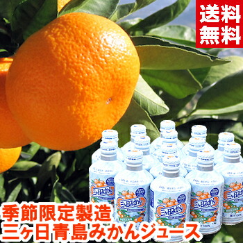 楽天市場】【送料無料】青島 三ヶ日みかんジュース缶 280g×24本