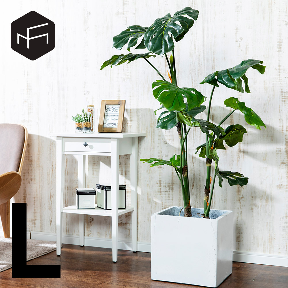 Monstera L モンステラ ホウライショウ 観葉植物 フェイクグリーン 人工 造花 おすすめ おしゃれ インテリア 大きい 南国 リゾート ホテル Diy お祝い 樹木 鉢別売り Breakinghierarchy Com