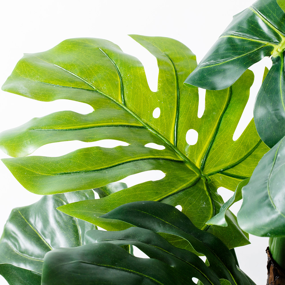 Monstera S モンステラ ホウライショウ 観葉植物 フェイクグリーン 人工 造花 おすすめ おしゃれ インテリア 大きい 南国 リゾート ホテル Diy お祝い 樹木 鉢別売り Rvcconst Com