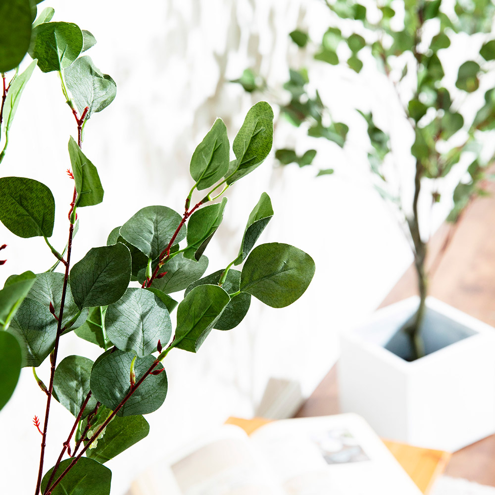 Eucalyptus S ユーカリ 観葉植物 フェイクグリーン 人工 造花 おすすめ おしゃれ インテリア 大きい ナチュラル 男前 Diy お祝い 樹木 鉢別売り Christine Coppin Com