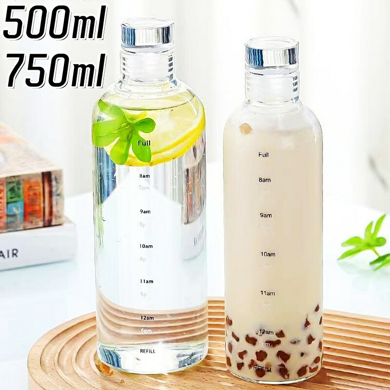 楽天市場】水筒 耐熱ガラス製 水分補給 500ml 750ml ウォーターボトル