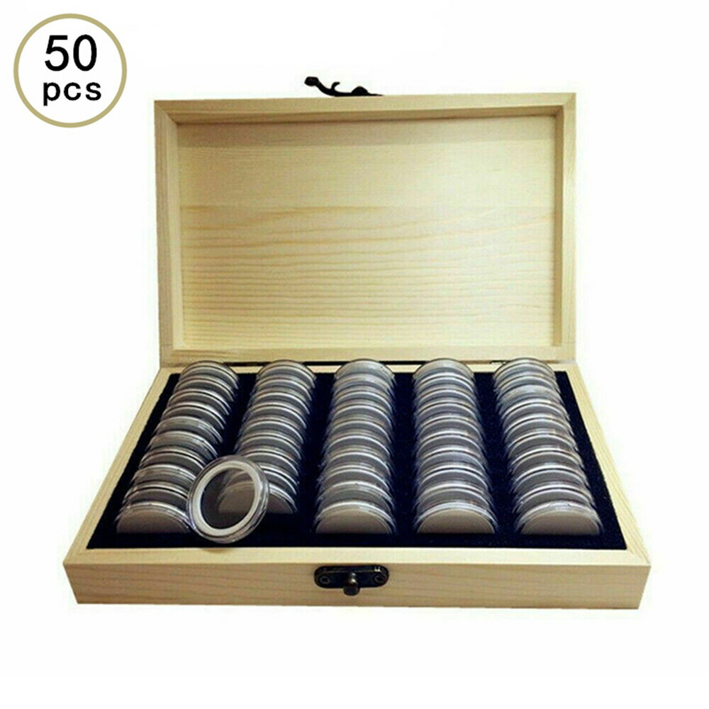 楽天市場】【あす楽】記念硬貨 ケース 古銭 コイン ホルダー 収納 カプセル コレクションケース コイン収納 コインケース 100枚 木製 コインホルダー  硬貨 コインカプセル付き : りんご商店