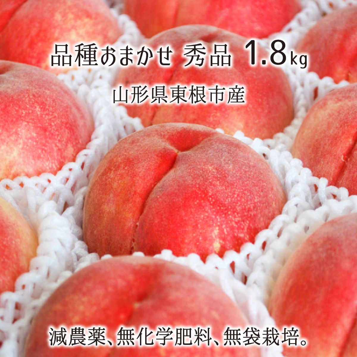8月4日ー１３　美郷プレミアム　超大玉　でかい桃　固い桃　もも　3kg箱入