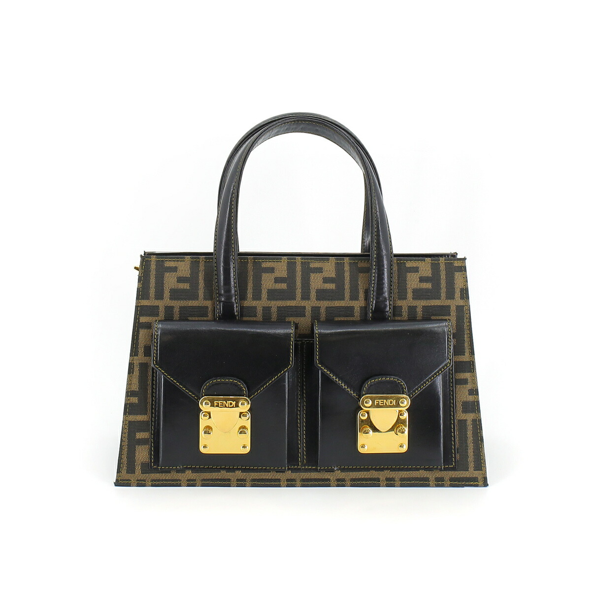 フェンディ ズッカ 2way バッグ FENDI フェンディ ズッカ柄 2WAY ショルダーバッグ キャンバス