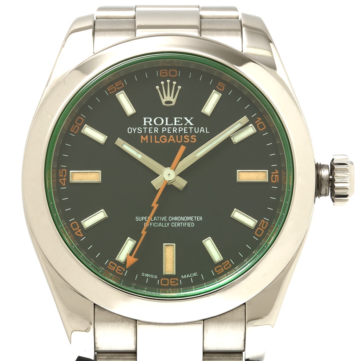 楽天市場】ROLEX ロレックス ミルガウス 116400GV ランダム番
