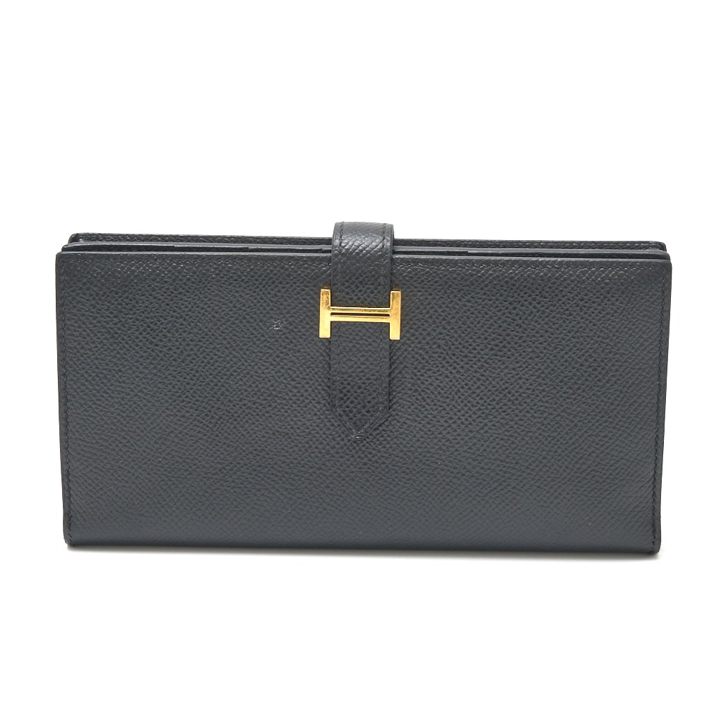 楽天市場】HERMES エルメス 二つ折り長財布 Bearn Souffle