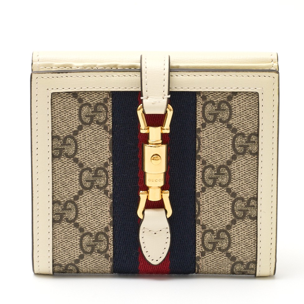 ✨未使用に近い✨　GUCCI ミニ財布　GGライン ジャッキー　ブラック 楽天市場】【財布】GUCCI グッチ ジャッキー マイクログッチシマ