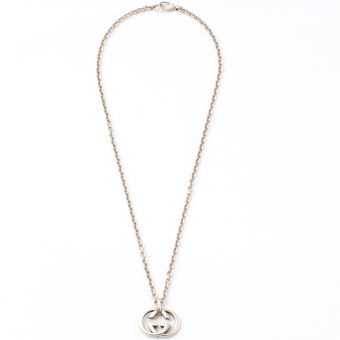 楽天市場】GUCCI グッチ コイン ペンダント ネックレス SV925 シルバー