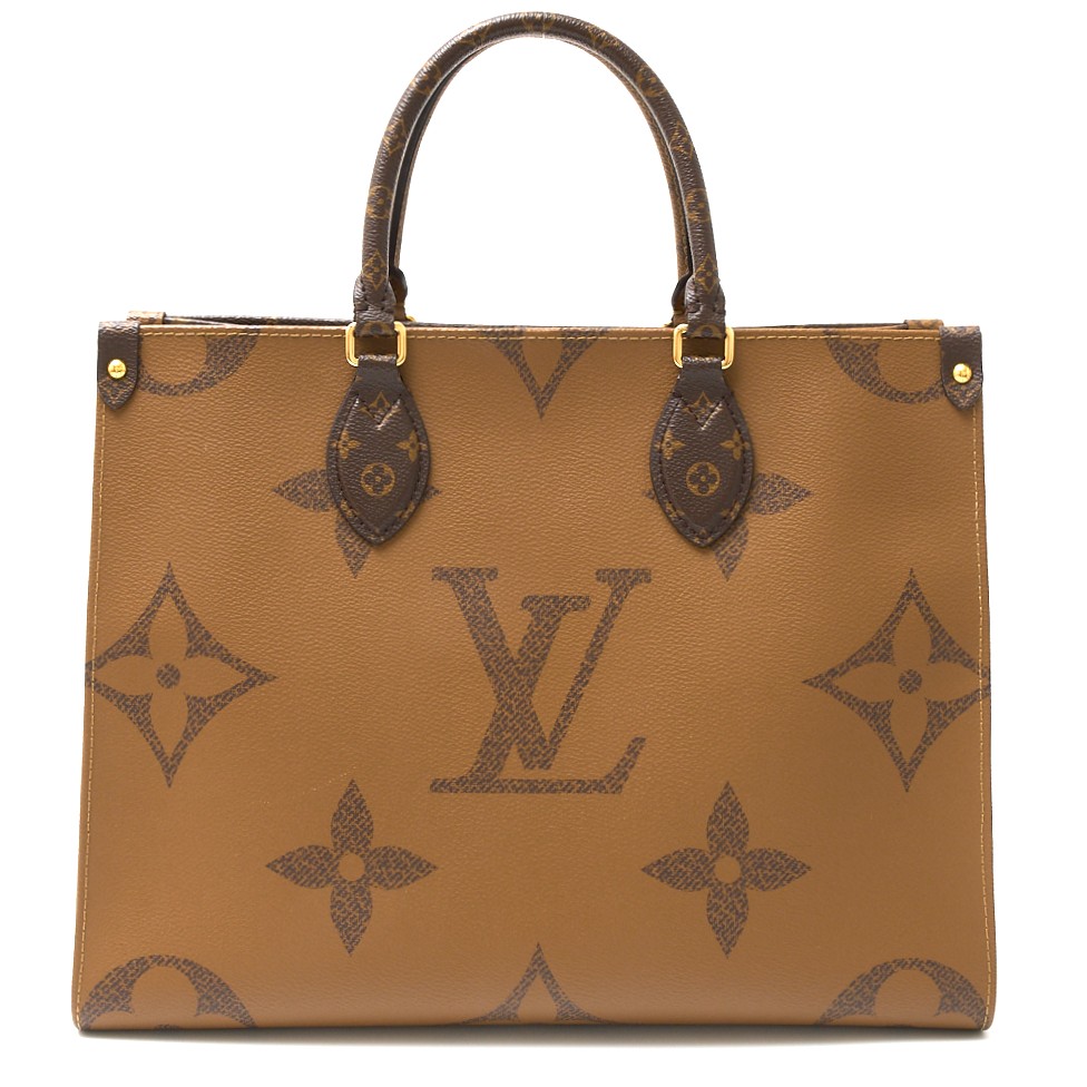 楽天市場】【中古】ルイ ヴィトン オンザゴーMM モノグラム リバース