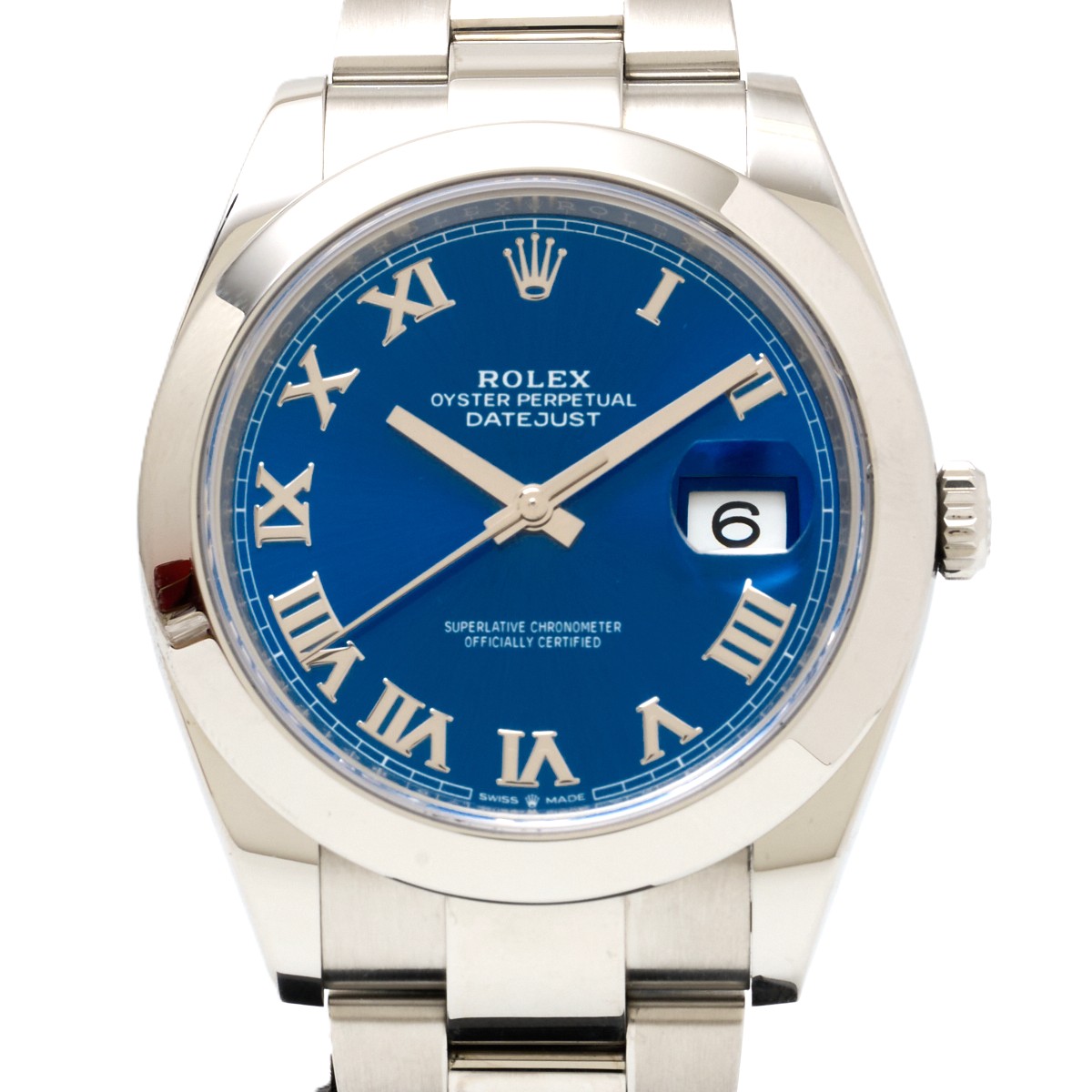 楽天市場】ROLEX□ デイトジャスト41 126300 2025年6月メーカーOH済 青