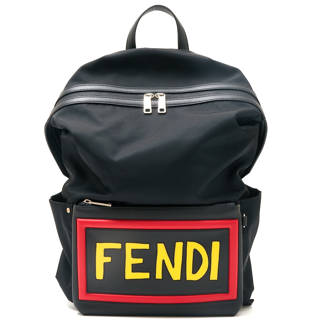 楽天市場】【中古】フェンディ ノーワーズ フェイス バックパック