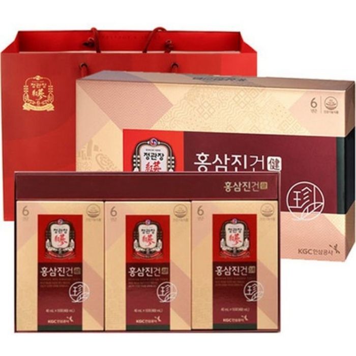 ★ 正官庄 ★ 紅参真健 紅参飲料 パウチ 40ml x 30個 (総容量 1200ml)【韓国製】【送料無料】