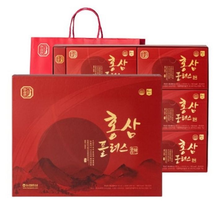 【6年根 韓国 紅参濃縮液 】韓蔘人(ハンサムニン)紅参プラス 紅参濃縮飲料 50ml x 30個(総容量 1500ml)【送料無料】