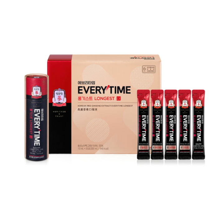 【送料無料】【正官庄】エブリタイム ロングギスト 10ml 20包【韓国製】