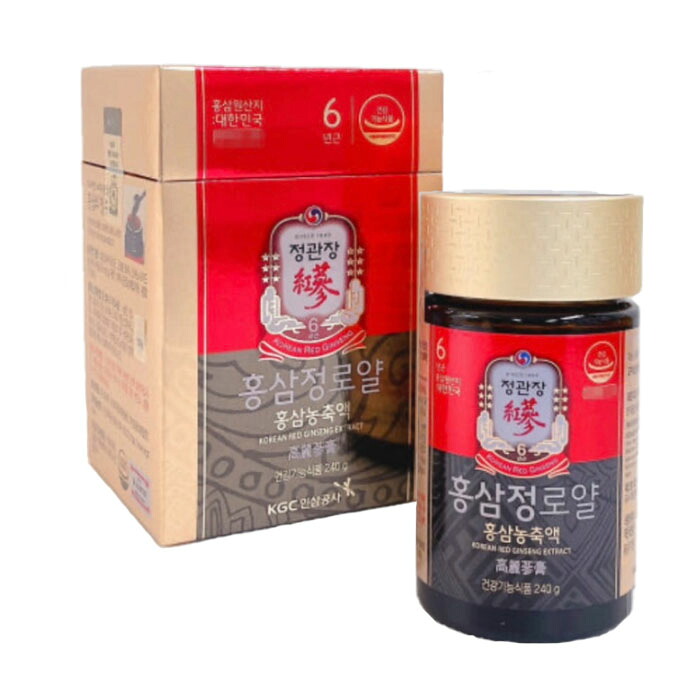 【送料無料】【正官庄】紅参精 紅参濃縮液 240g 1本 高麗人参使用 濃縮タイプ 健康食品 [韓国製] 紅参根のみを使用している点が特長です。