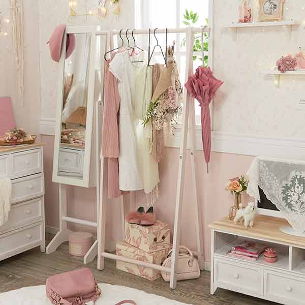 楽天市場】【P5倍！4日20時-11日1:59】【直送】フリルハンガーラックV